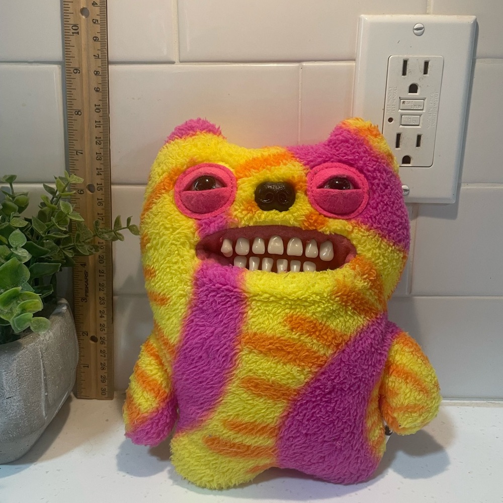 Fuggler Colorful Plush Monster Toy—So Ugly It’s Cute 8”
